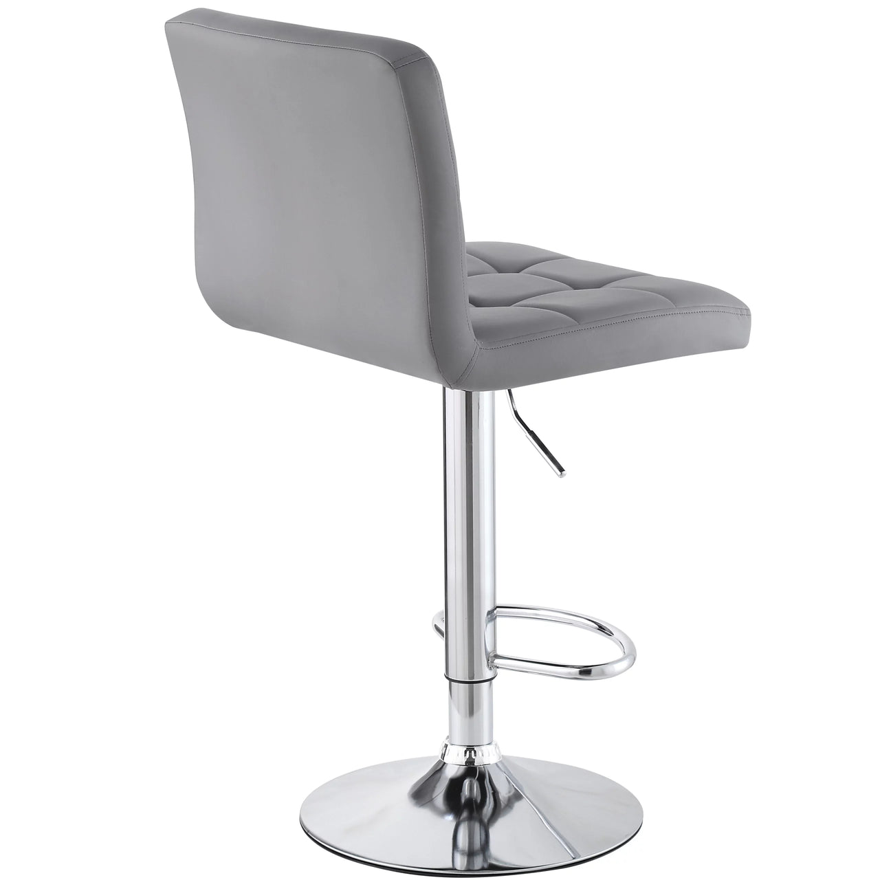 Cube Adjustable Swivel Bar Stool with Backrest