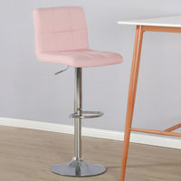 Thumbnail for Cube Adjustable Swivel Bar Stool with Backrest