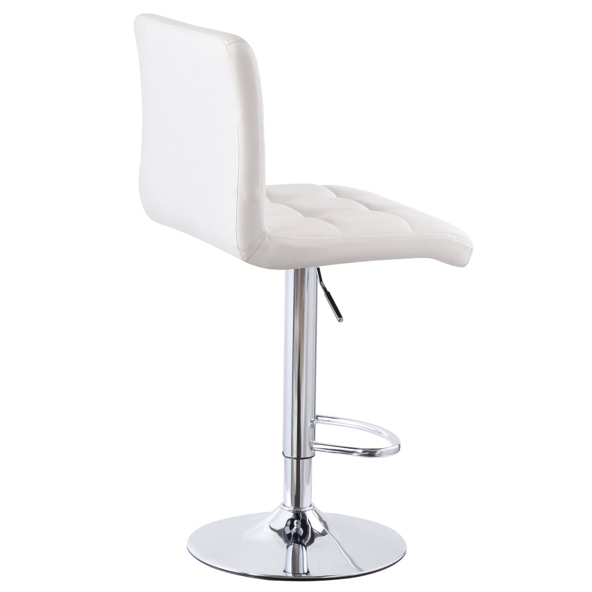 Cube Adjustable Swivel Bar Stool with Backrest