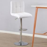 Thumbnail for Cube Adjustable Swivel Bar Stool with Backrest