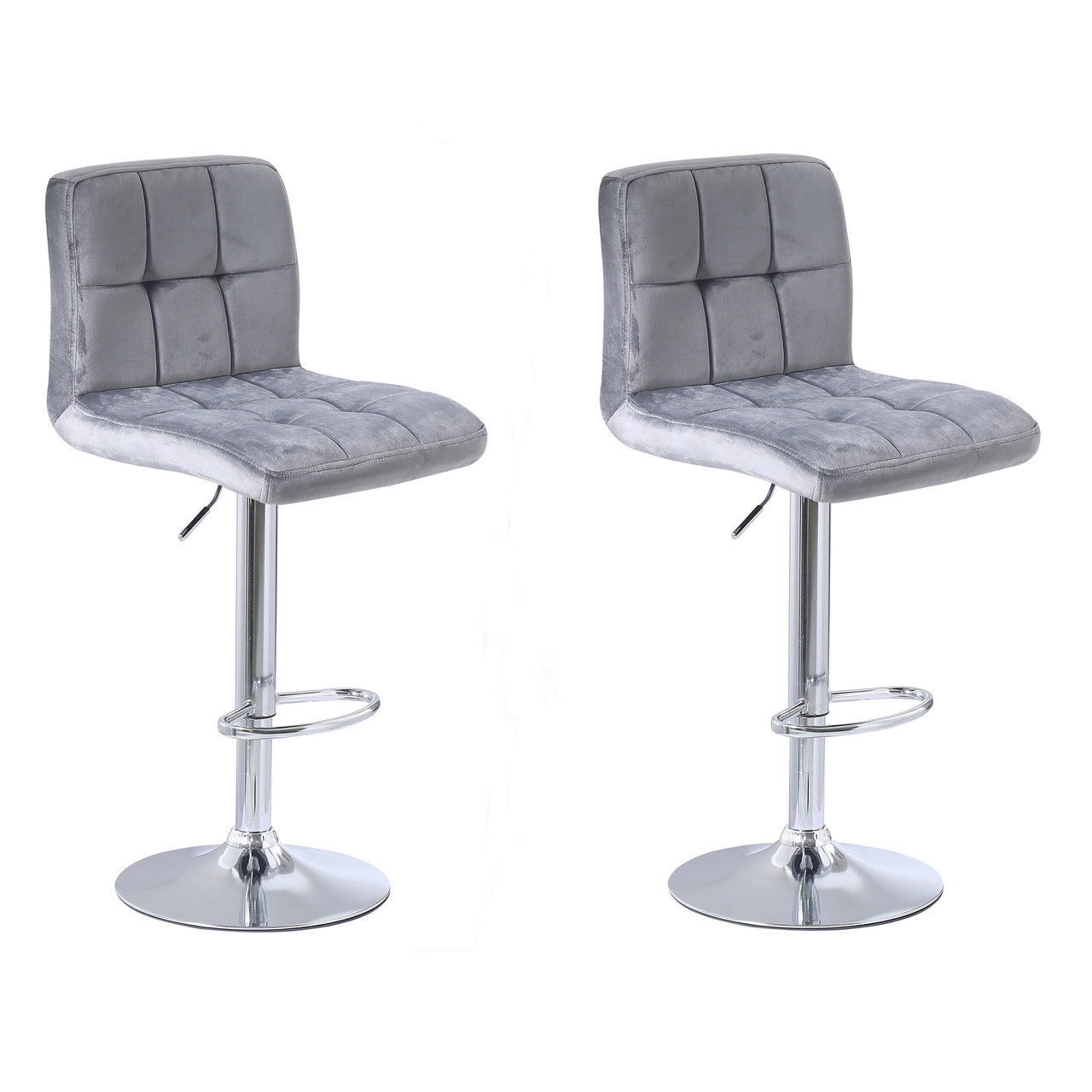 Cube Adjustable Swivel Bar Stool with Backrest