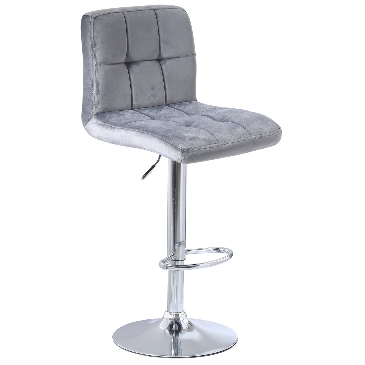 Cube Adjustable Swivel Bar Stool with Backrest