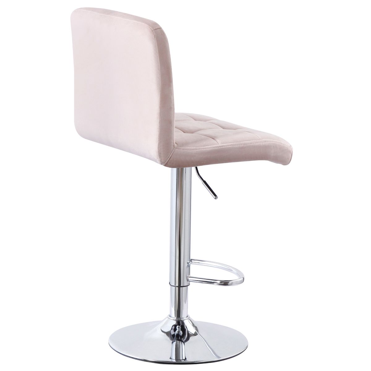 Cube Adjustable Swivel Bar Stool with Backrest