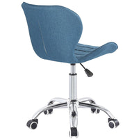 Thumbnail for Swivel Office Chair with Chrome Base Wheels and Adjustable Height