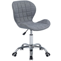 Thumbnail for Swivel Office Chair with Chrome Base Wheels and Adjustable Height