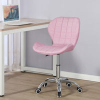 Thumbnail for Swivel Office Chair with Chrome Base Wheels and Adjustable Height