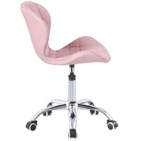 Thumbnail for Swivel Office Chair with Chrome Base Wheels and Adjustable Height