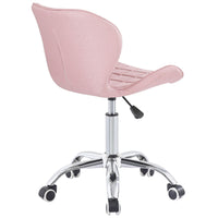 Thumbnail for Swivel Office Chair with Chrome Base Wheels and Adjustable Height