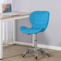 Thumbnail for Swivel Office Chair with Chrome Base Wheels and Adjustable Height