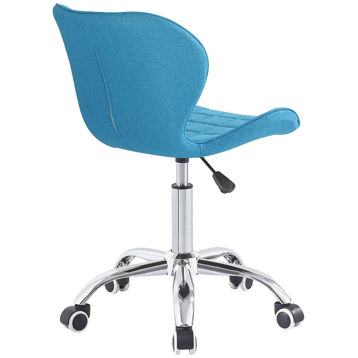 Swivel Office Chair with Chrome Base Wheels and Adjustable Height