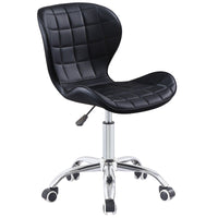 Thumbnail for Swivel Office Chair with Chrome Base Wheels and Adjustable Height