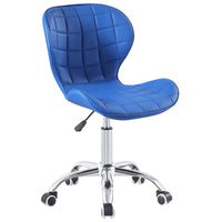 Thumbnail for Swivel Office Chair with Chrome Base Wheels and Adjustable Height