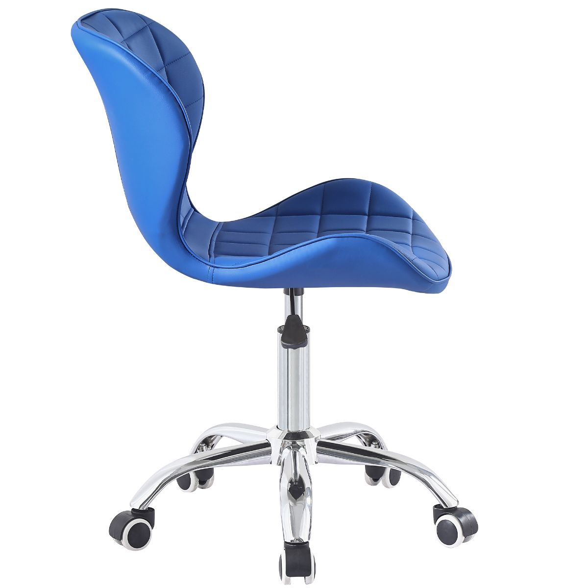 Swivel Office Chair with Chrome Base Wheels and Adjustable Height