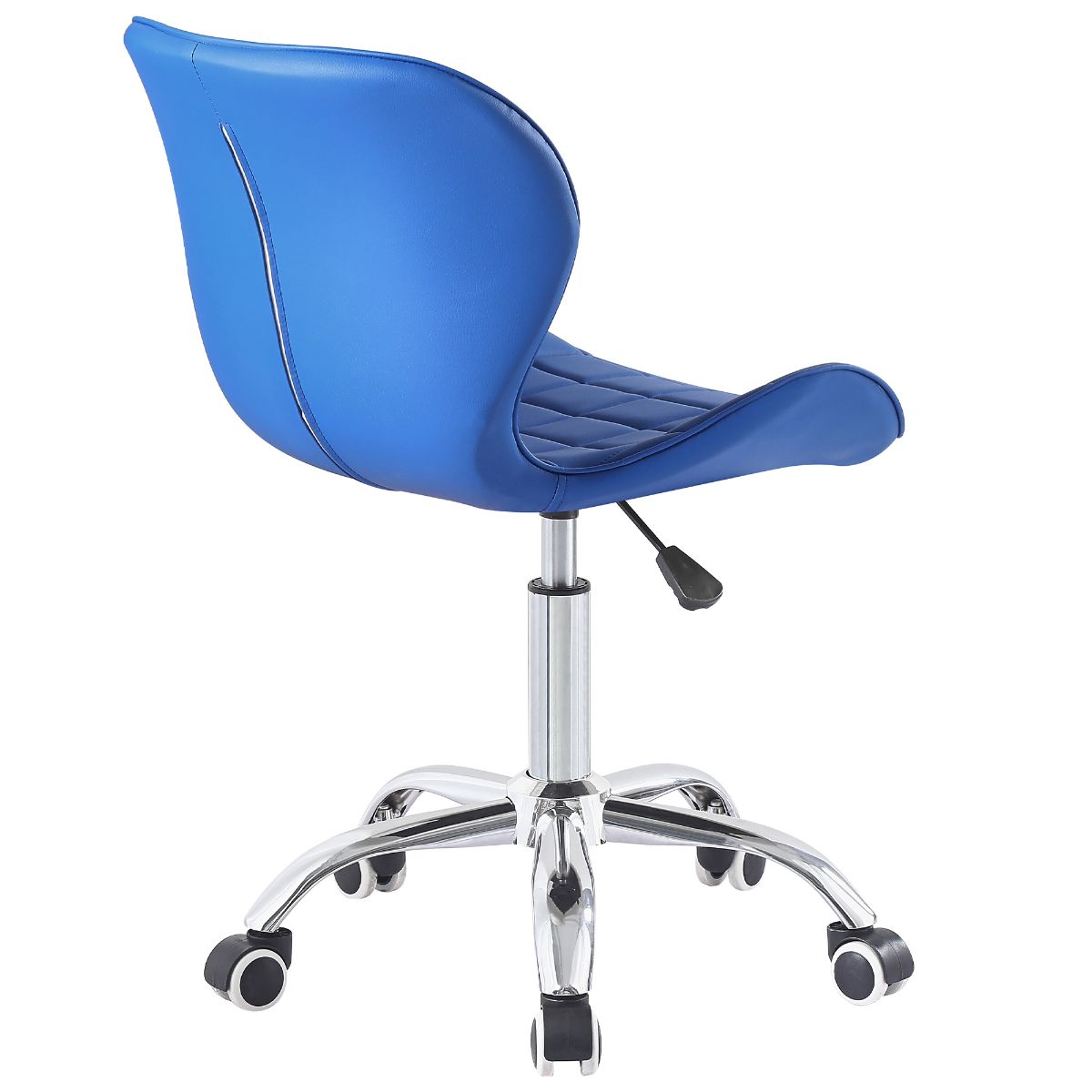 Swivel Office Chair with Chrome Base Wheels and Adjustable Height