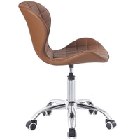 Thumbnail for Swivel Office Chair with Chrome Base Wheels and Adjustable Height