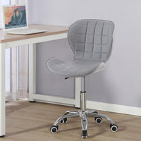 Thumbnail for Swivel Office Chair with Chrome Base Wheels and Adjustable Height