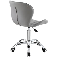 Thumbnail for Swivel Office Chair with Chrome Base Wheels and Adjustable Height