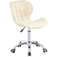 Thumbnail for Swivel Office Chair with Chrome Base Wheels and Adjustable Height