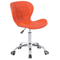 Thumbnail for Swivel Office Chair with Chrome Base Wheels and Adjustable Height