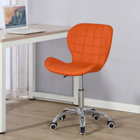 Thumbnail for Swivel Office Chair with Chrome Base Wheels and Adjustable Height