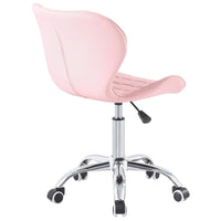 Thumbnail for Swivel Office Chair with Chrome Base Wheels and Adjustable Height