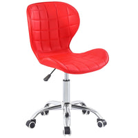 Thumbnail for Swivel Office Chair with Chrome Base Wheels and Adjustable Height