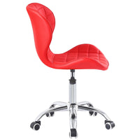 Thumbnail for Swivel Office Chair with Chrome Base Wheels and Adjustable Height