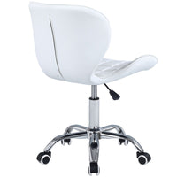 Thumbnail for Swivel Office Chair with Chrome Base Wheels and Adjustable Height