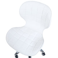 Thumbnail for Swivel Office Chair with Chrome Base Wheels and Adjustable Height