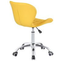 Thumbnail for Swivel Office Chair with Chrome Base Wheels and Adjustable Height