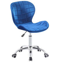 Thumbnail for Swivel Office Chair with Chrome Base Wheels and Adjustable Height