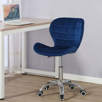 Thumbnail for Swivel Office Chair with Chrome Base Wheels and Adjustable Height