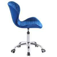 Thumbnail for Swivel Office Chair with Chrome Base Wheels and Adjustable Height