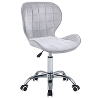 Thumbnail for Swivel Office Chair with Chrome Base Wheels and Adjustable Height