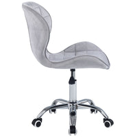 Thumbnail for Swivel Office Chair with Chrome Base Wheels and Adjustable Height