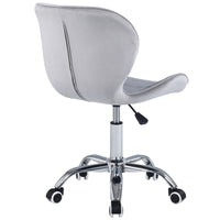 Thumbnail for Swivel Office Chair with Chrome Base Wheels and Adjustable Height