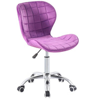 Thumbnail for Swivel Office Chair with Chrome Base Wheels and Adjustable Height