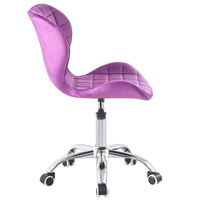 Thumbnail for Swivel Office Chair with Chrome Base Wheels and Adjustable Height