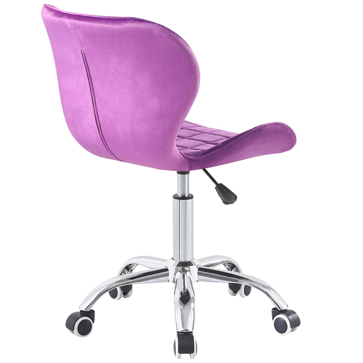 Swivel Office Chair with Chrome Base Wheels and Adjustable Height