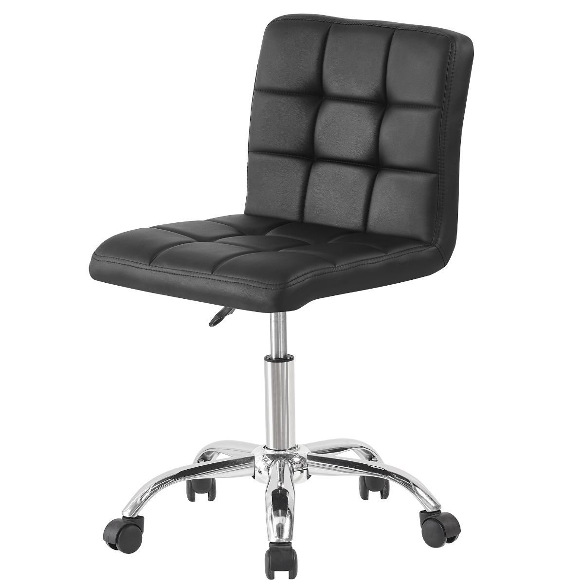 Swivel Office Chair with Adjustable Height and Thick Padding