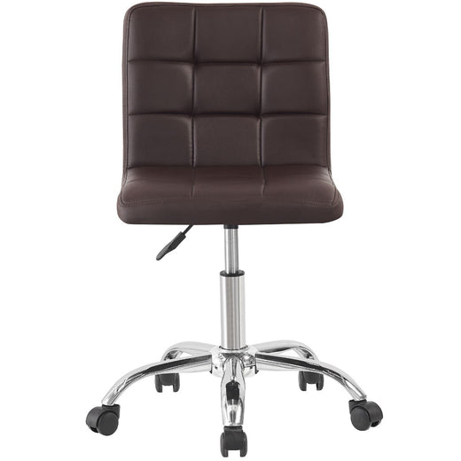 Swivel Office Chair with Adjustable Height and Thick Padding