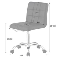 Thumbnail for Swivel Office Chair with Adjustable Height and Thick Padding