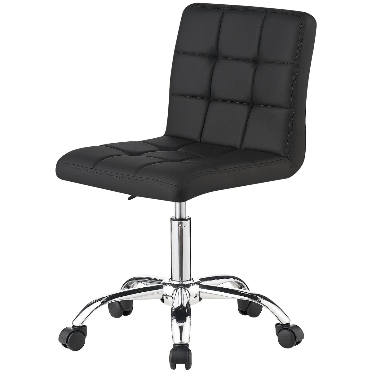 Swivel Office Chair with Adjustable Height and Thick Padding