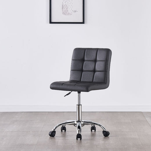 Swivel Office Chair with Adjustable Height and Thick Padding