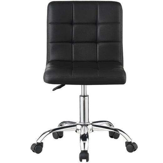 Swivel Office Chair with Adjustable Height and Thick Padding