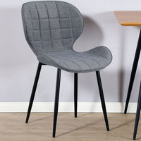 Thumbnail for Set of 2 Square Patterned Dining Chair