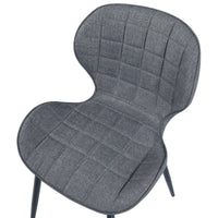 Thumbnail for Set of 2 Square Patterned Dining Chair