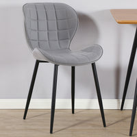 Thumbnail for Set of 2 Square Patterned Dining Chair