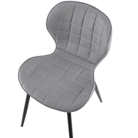 Thumbnail for Set of 2 Square Patterned Dining Chair