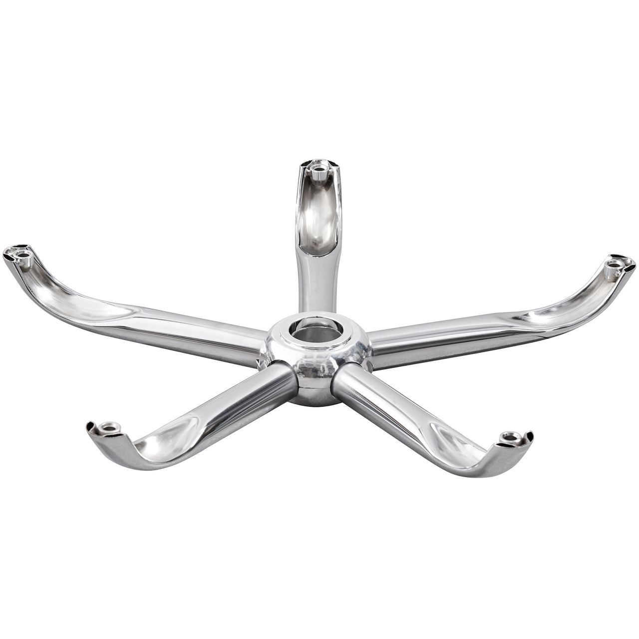 25" Chrome 5 Spoke Star Office Chair Base